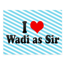 I Love Wadi as Sir, Jordan Post Card