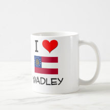 I Love WADLEY Georgia Coffee Mug