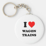 I love Wagon Trains Keychain
