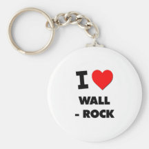I love Wall - Rock Keychains