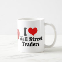 I Love Wall Street Traders Coffee Mug