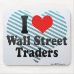 I Love Wall Street Traders mousepads