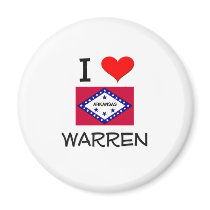 I Love WARREN Arkansas Magnet