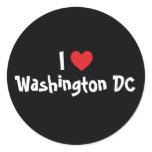 I Love Washington DC Stickers