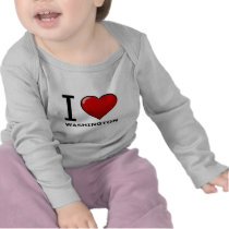 I LOVE WASHINGTON T SHIRTS