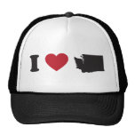I Love Washington hats
