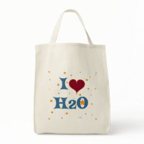 I Love Water! Tote Bags