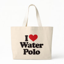 I Love Water Polo Canvas Bag