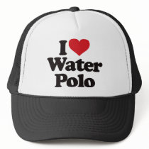 I Love Water Polo Trucker Hat