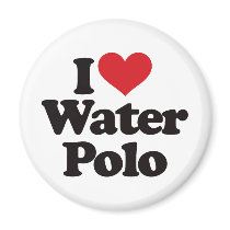 I Love Water Polo Magnets