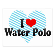 I Love Water Polo Postcards