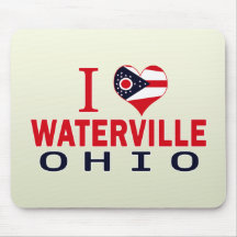 I love Waterville, Ohio Mousepad