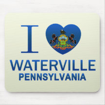 I Love Waterville, PA Mouse Pad