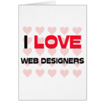 I LOVE WEB DESIGNERS CARDS
