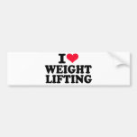 I love Weightlifting Bumper Stickers