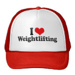 I Love Weightlifting Trucker Hat