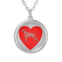 I Love Weimaraners Necklace