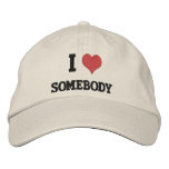 "I Love... well you fill in the blank Embroidered Baseball Cap