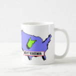 I Love West Virginia Coffee Mugs