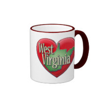 I love West Virginia Mugs