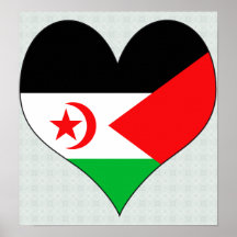 I Love Western Sahara Posters