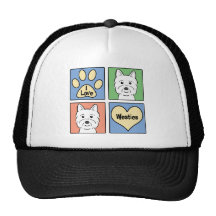 I Love Westies Hat