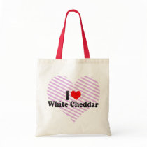 I Love White Cheddar Canvas Bag