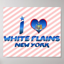 I love White Plains, New York Poster