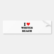 I Love Whites Beach Michigan Bumper Stickers