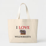 I Love Wildebeests Bags