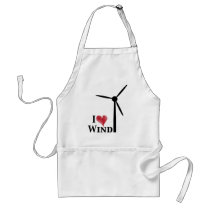 i love wind energy apron