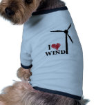 i love wind energy pet clothing