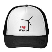 i love wind energy hats