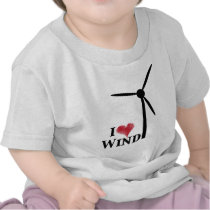 i love wind energy tees
