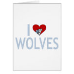 I Love Wolves Cards