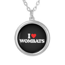 I LOVE WOMBATS NECKLACES