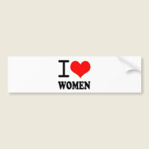 I love women bumper stickers
