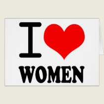 I love women cards