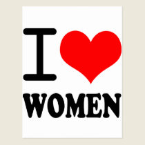 I love women postcards