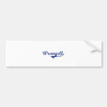 I Love Wrangell Alaska Bumper Sticker
