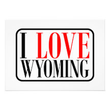 I Love Wyoming Design Invite
