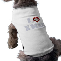 I Love Xmas pet clothing