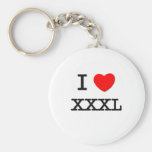I Love Xxxl Key Chains