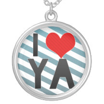 I Love YA Custom Necklace