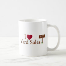 I Love Yard Sales Coffee Mug