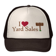 I Love Yard Sales Trucker Hat