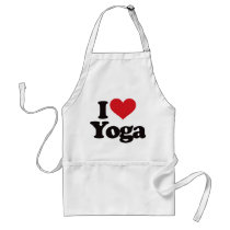 I Love Yoga Apron