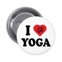 I Love Yoga Gift Pins