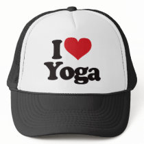 I Love Yoga Hat