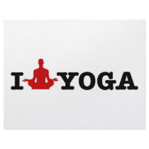 I Love Yoga Letterhead Template